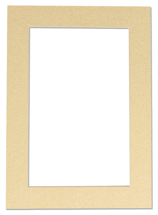 Tan Precut Acid-Free Matboard Set with Clear Bag & Backing