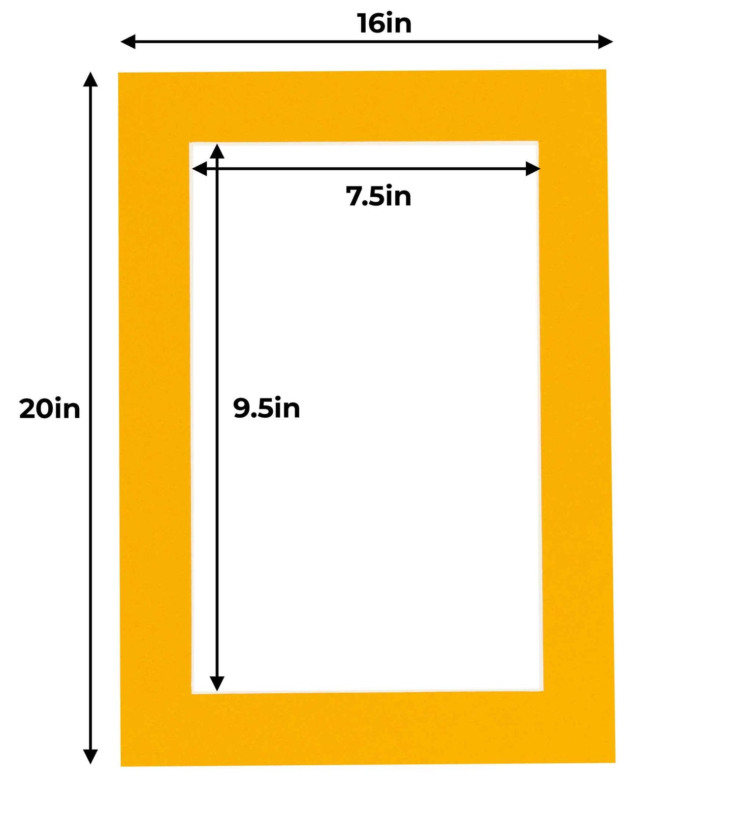 Golden Orange Precut Acid-Free Matboard