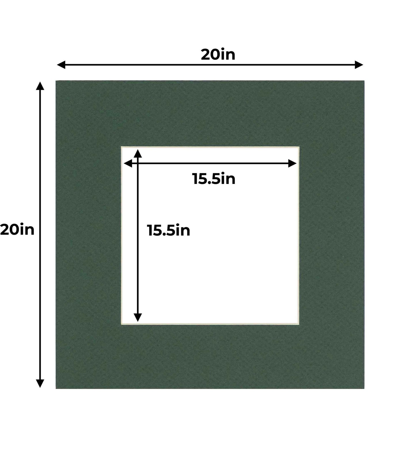 Hunter Green Precut Acid-Free Matboard