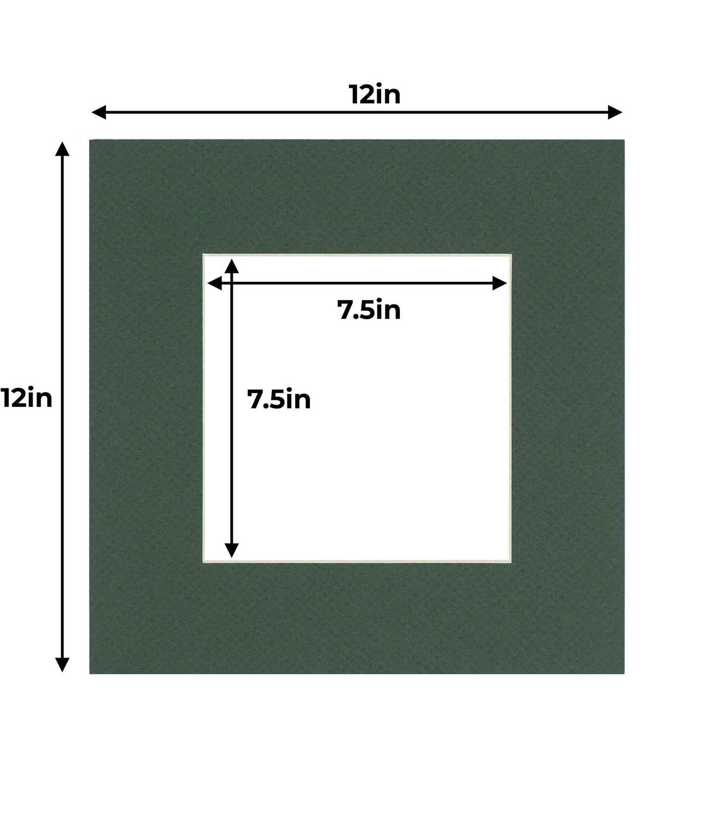 Hunter Green Precut Acid-Free Matboard