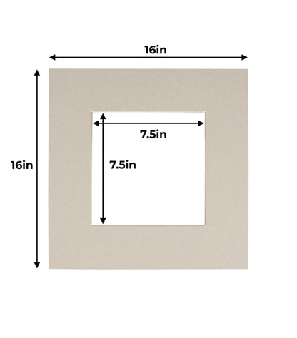 Taupe Beige Precut Acid-Free Matboard