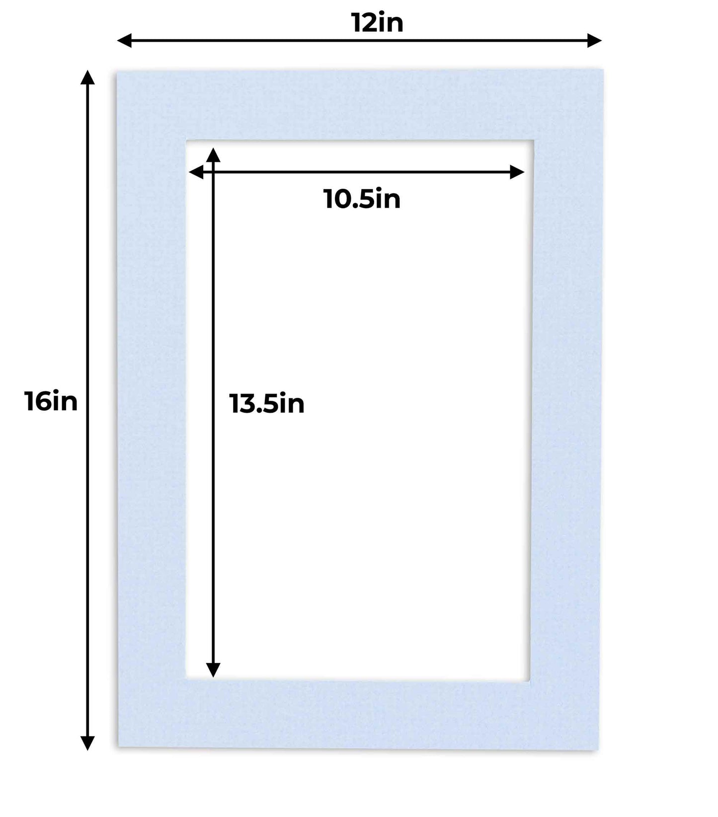 Brittany Blue Precut Acid-Free Matboard