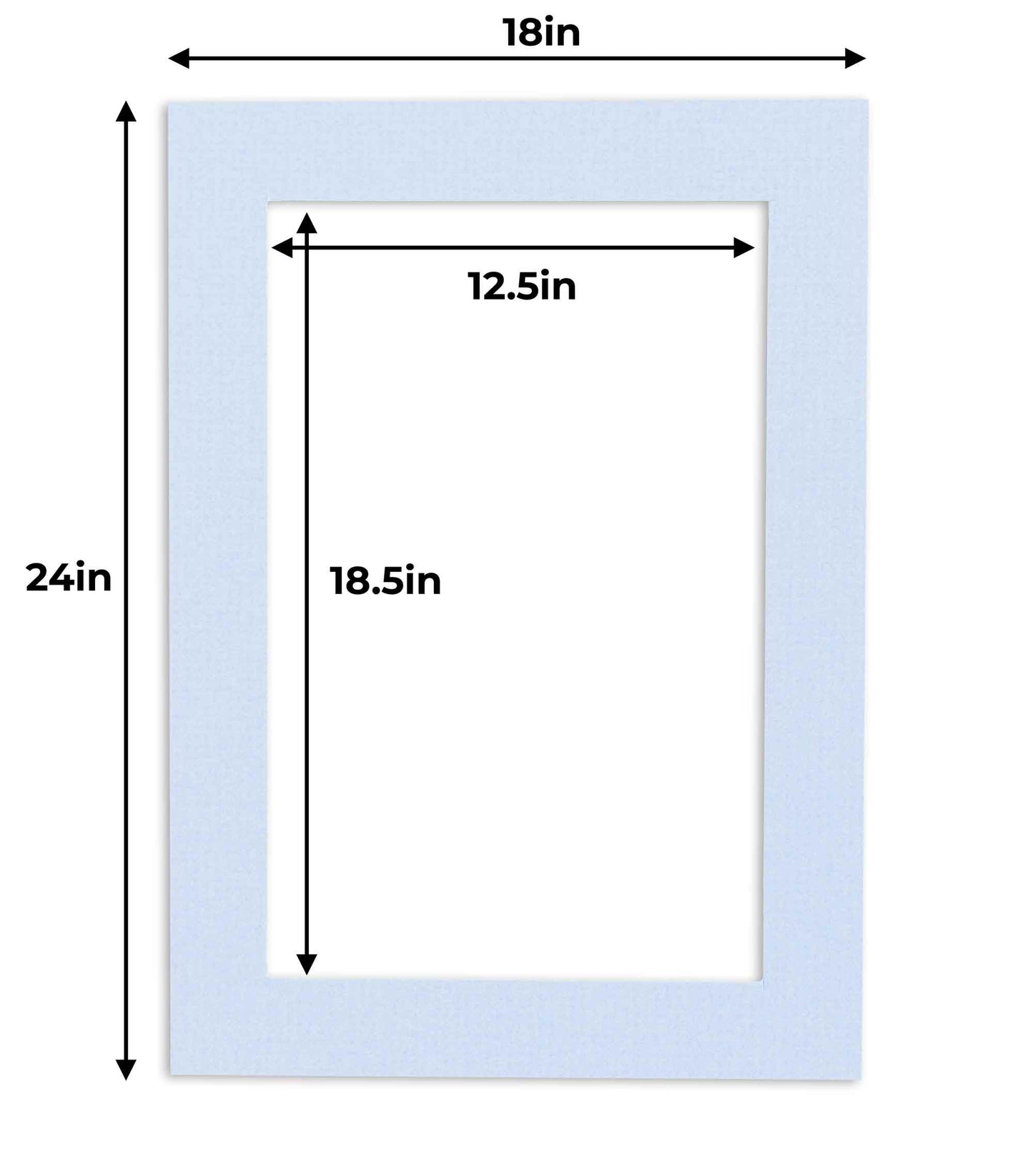 Brittany Blue Precut Acid-Free Matboard