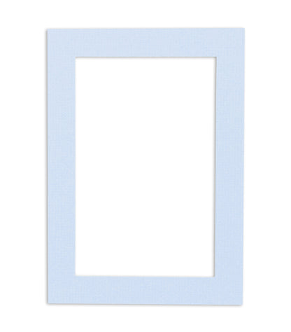 Brittany Blue Precut Acid-Free Matboard Set with Clear Bag & Backing