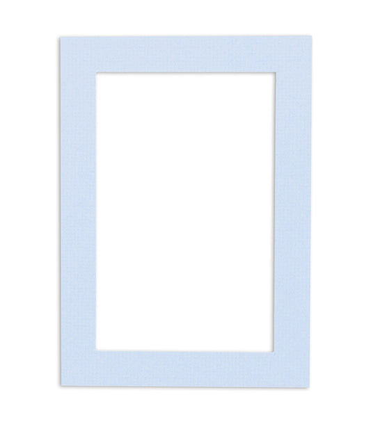Brittany Blue Precut Acid-Free Matboard Set with Clear Bag & Backing