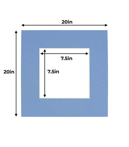 Brittany Blue Precut Acid-Free Matboard