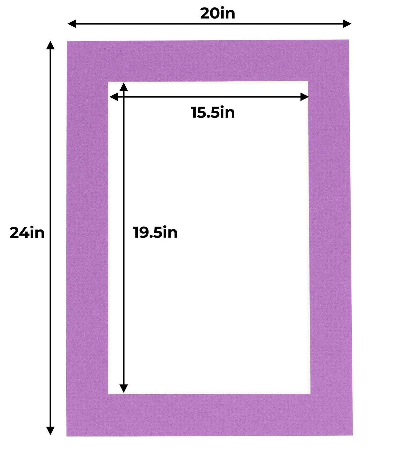 Dark Purple Precut Acid-Free Matboard