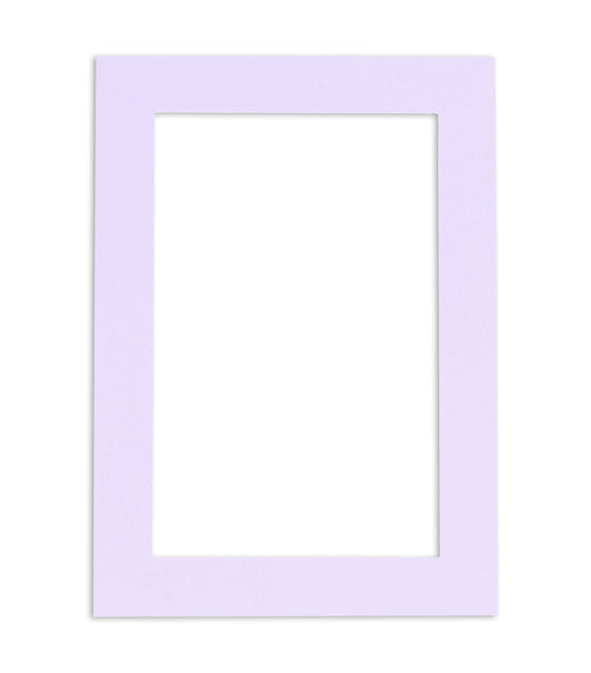 Light Purple Precut Acid-Free Matboard Set with Clear Bag & Backing