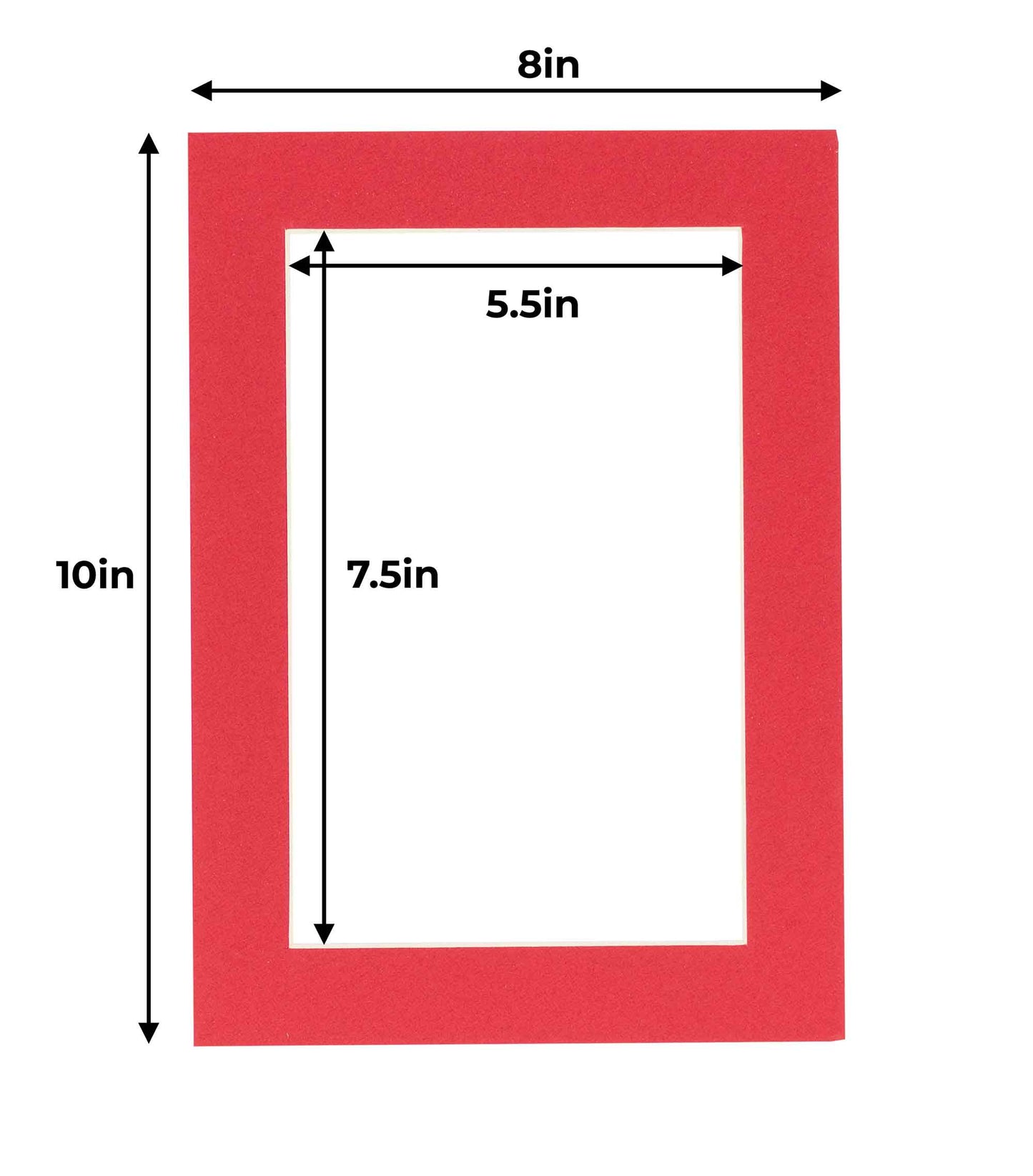 Cardinal Red Precut Acid-Free Matboard