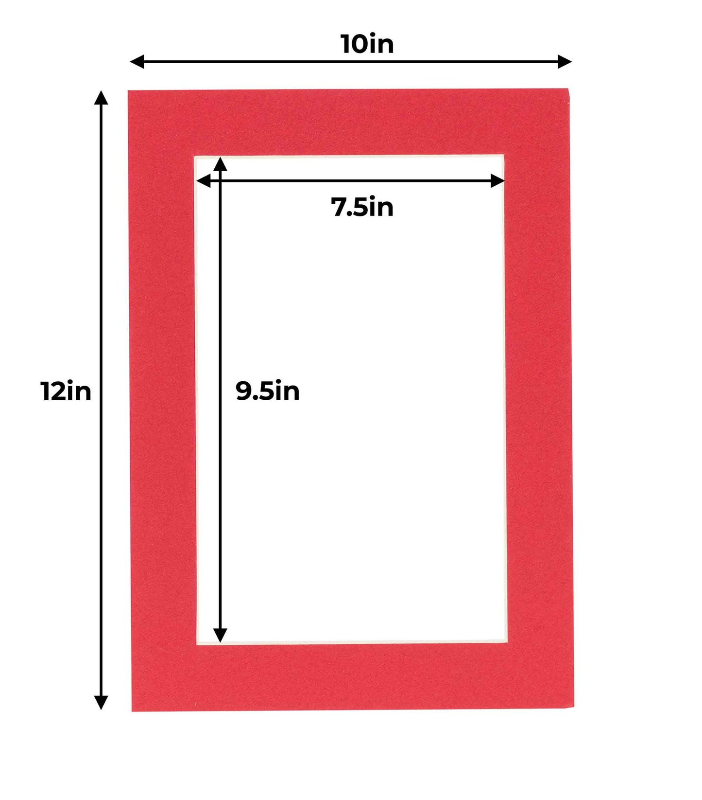 Cardinal Red Precut Acid-Free Matboard
