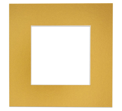 Metallic Gold Precut Acid-Free Matboard