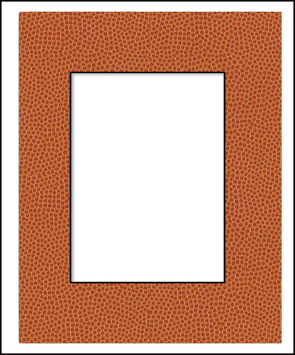 Basketball Texture Precut Acid-Free Matboard