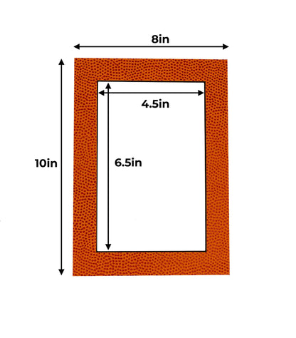 Basketball Texture Precut Acid-Free Matboard