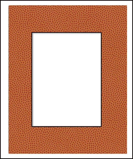 Basketball Texture Precut Acid-Free Matboard Set with Clear Bag & Backing