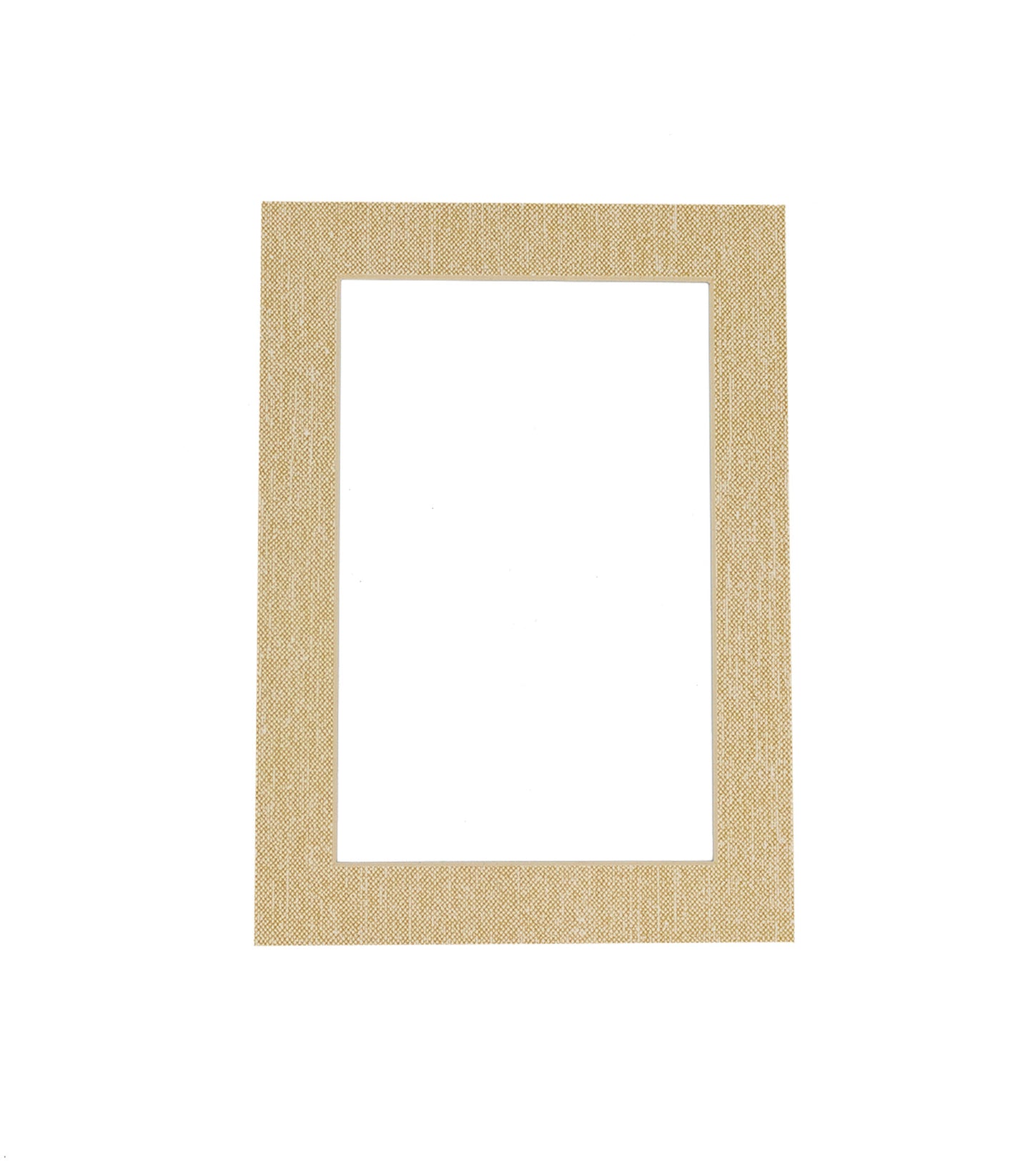 Fresh Linen Canvas Precut Acid-Free Matboard Set with Clear Bag & Backing