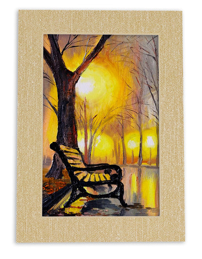 Pack of 10 Fresh Linen Canvas Precut Acid-Free Matboards