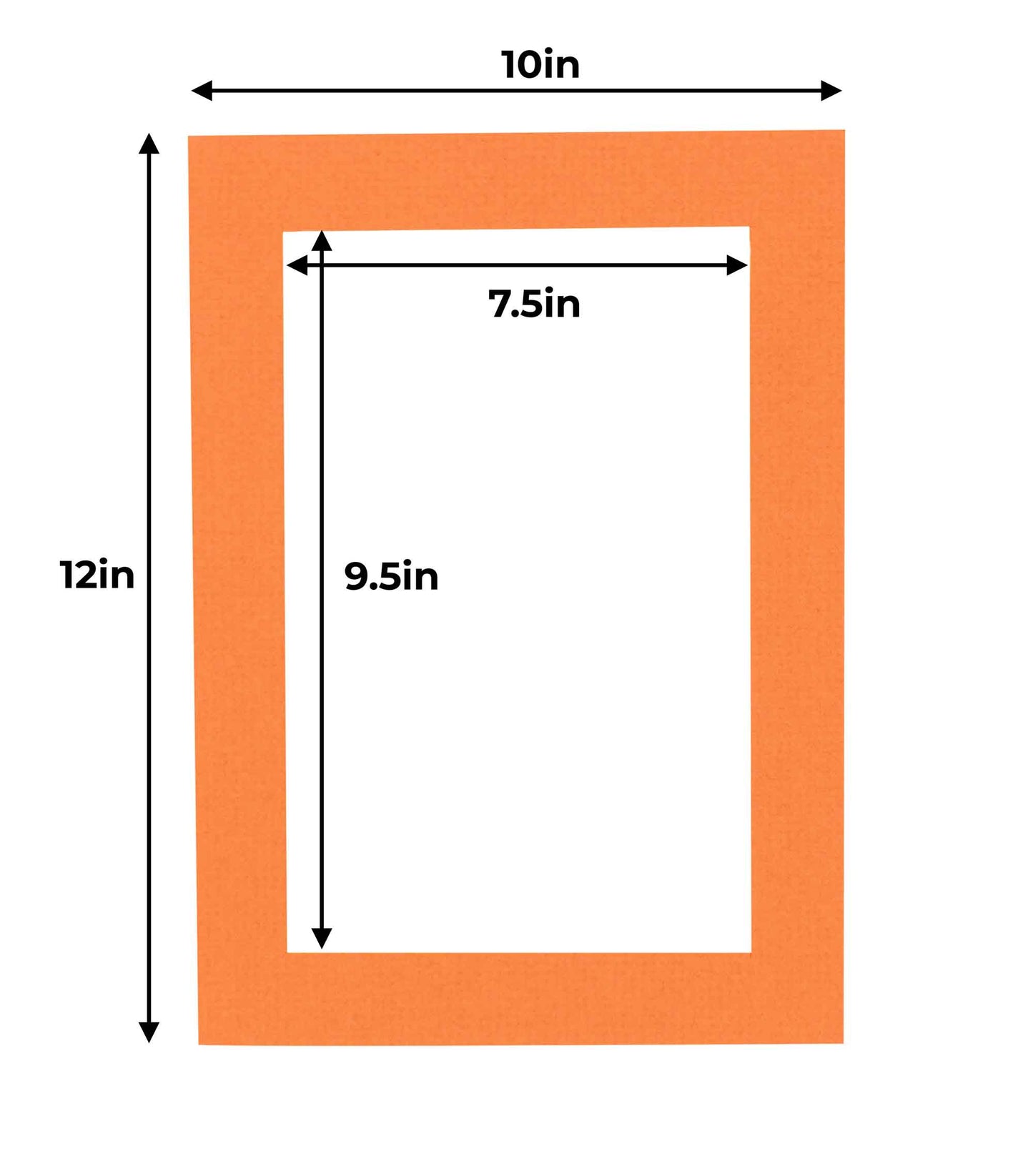 Burnt Orange Precut Acid-Free Matboard