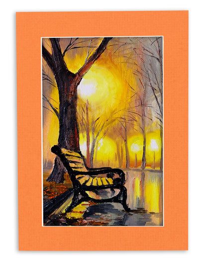 Pack of 10 Burnt Orange Precut Acid-Free Matboards