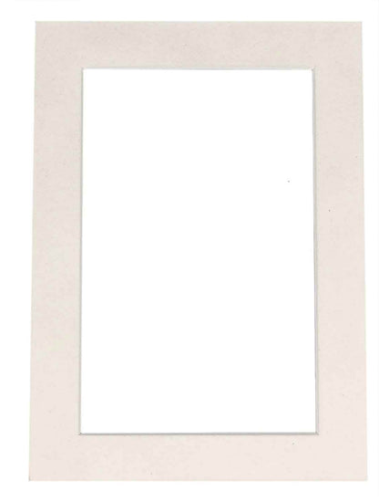 White Suede Precut Acid-Free Matboard