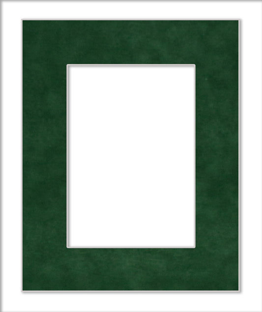 Green Suede Precut Acid-Free Matboard