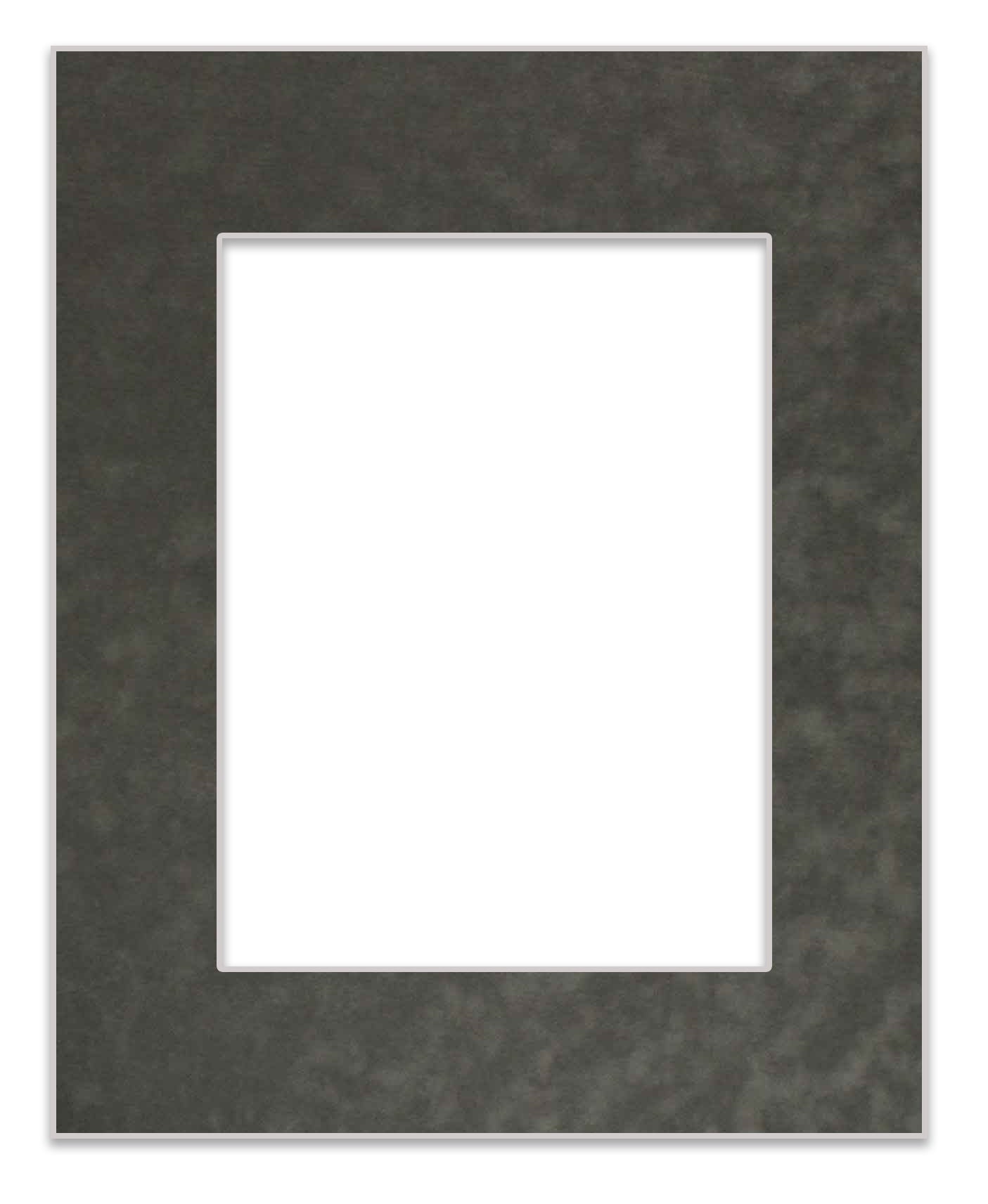 Dark Grey Suede Precut Acid-Free Matboard