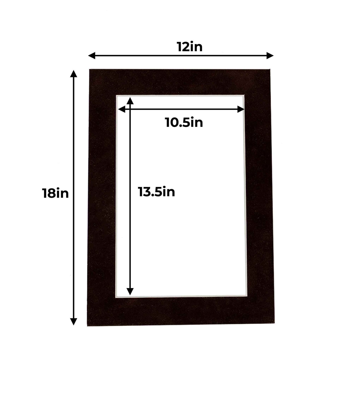 Brown Suede Precut Acid-Free Matboard