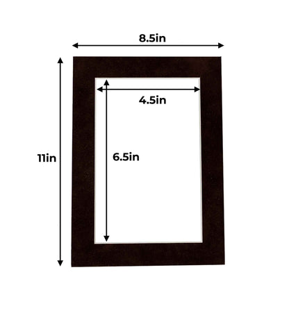 Brown Suede Precut Acid-Free Matboard
