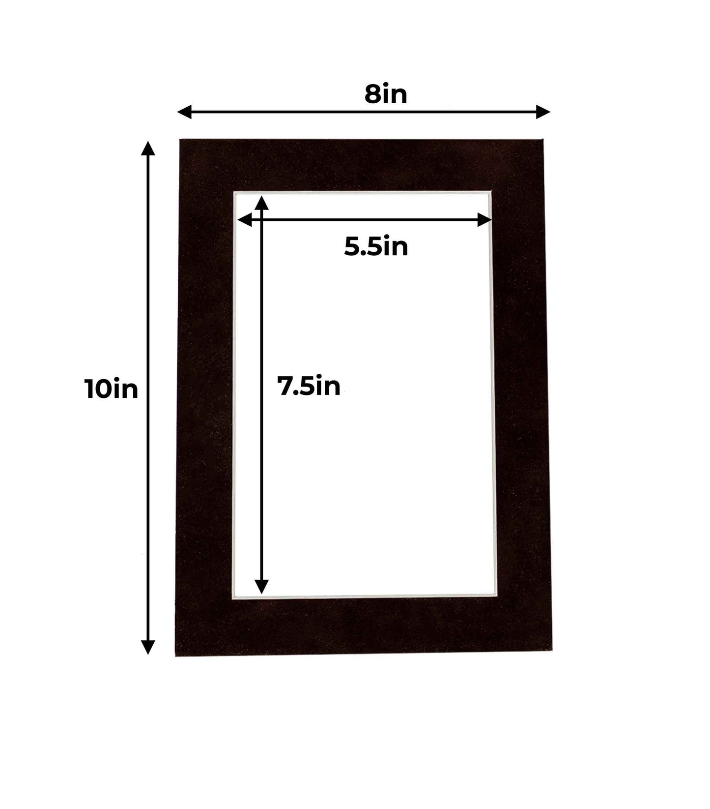 Brown Suede Precut Acid-Free Matboard
