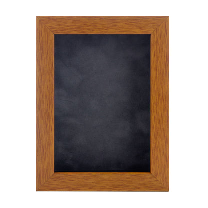 Honey Pecan Shadow Box Frame With Dark Grey Acid-Free Suede Backing