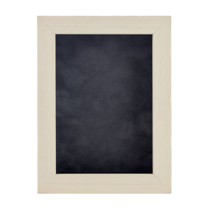 White Washed Shadow Box Frame With Dark Grey Acid-Free Suede Backing