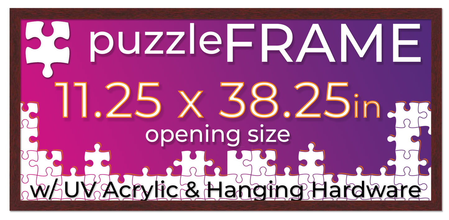 Brown Frame for Jigsaw Puzzles