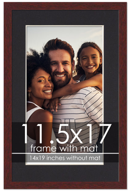 Brown Frame with Black Mat