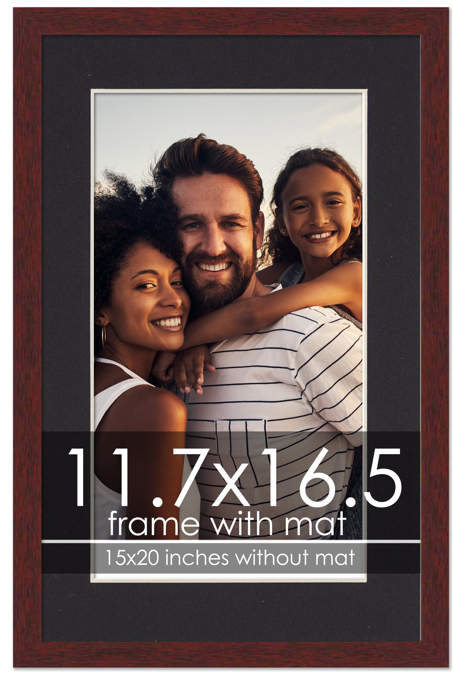 Brown Frame with Black Mat