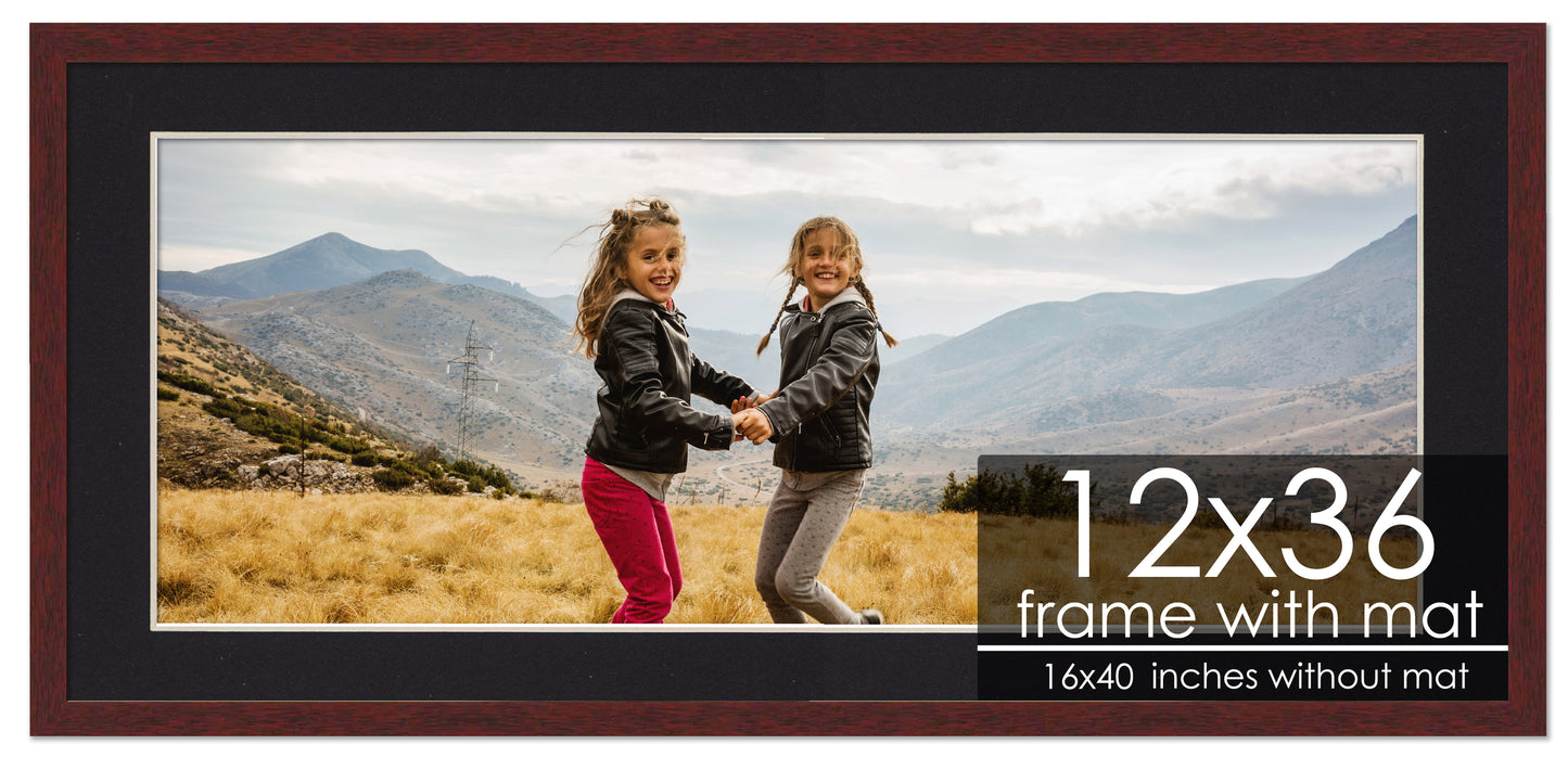 Brown Frame with Black Mat