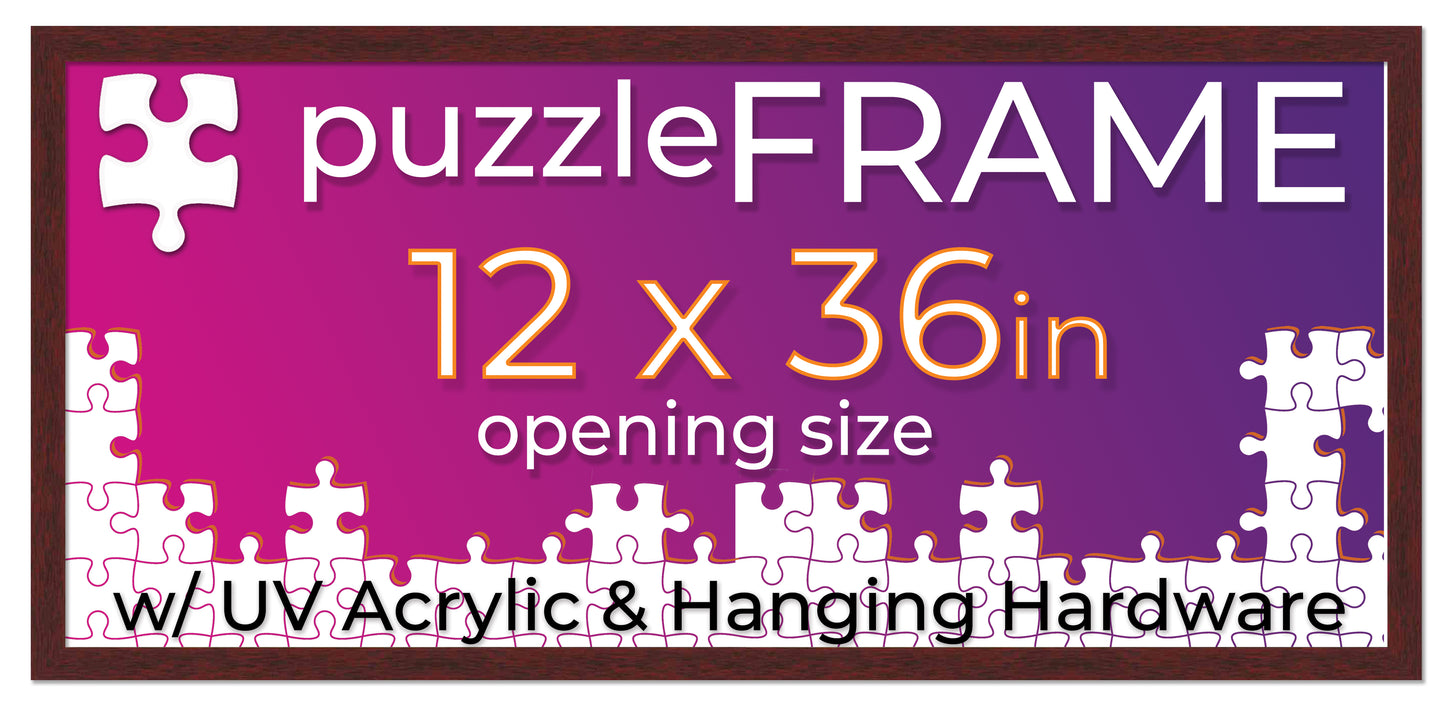 Brown Frame for Jigsaw Puzzles