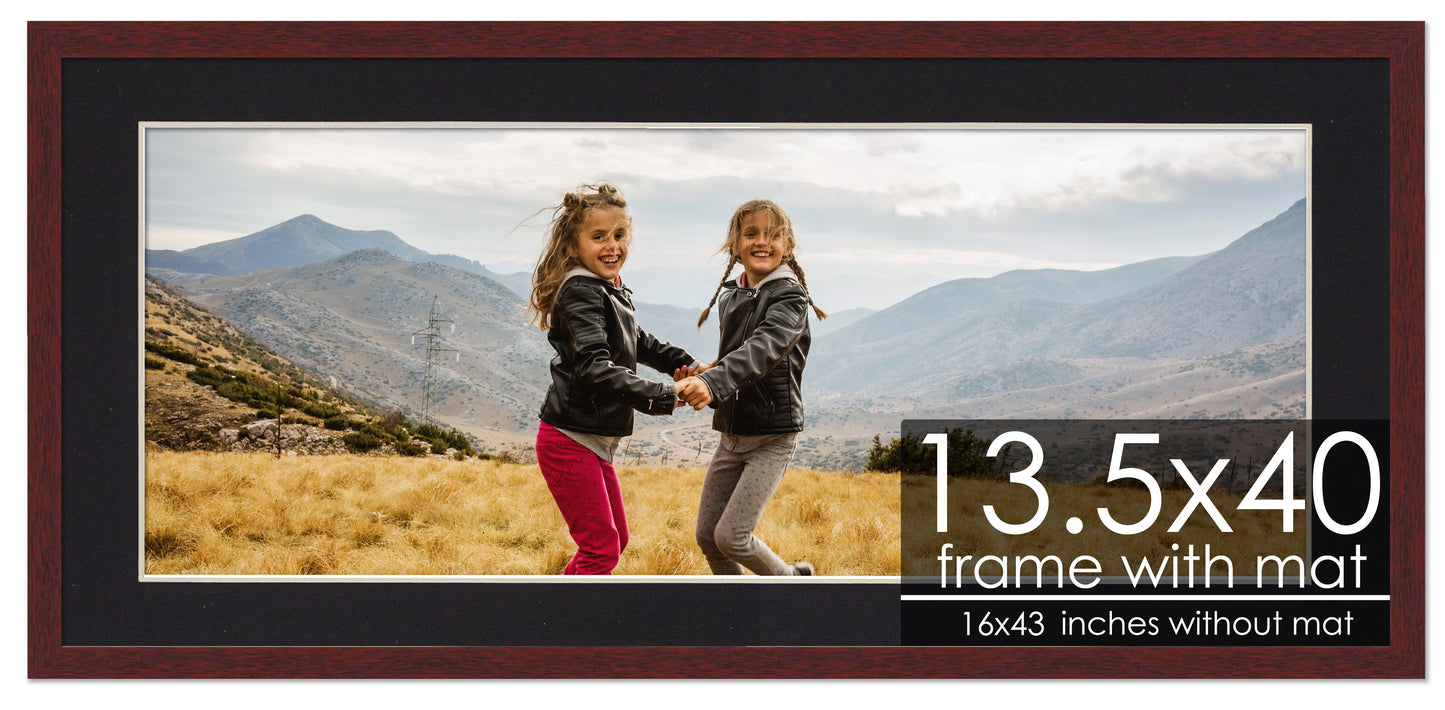 Brown Frame with Black Mat