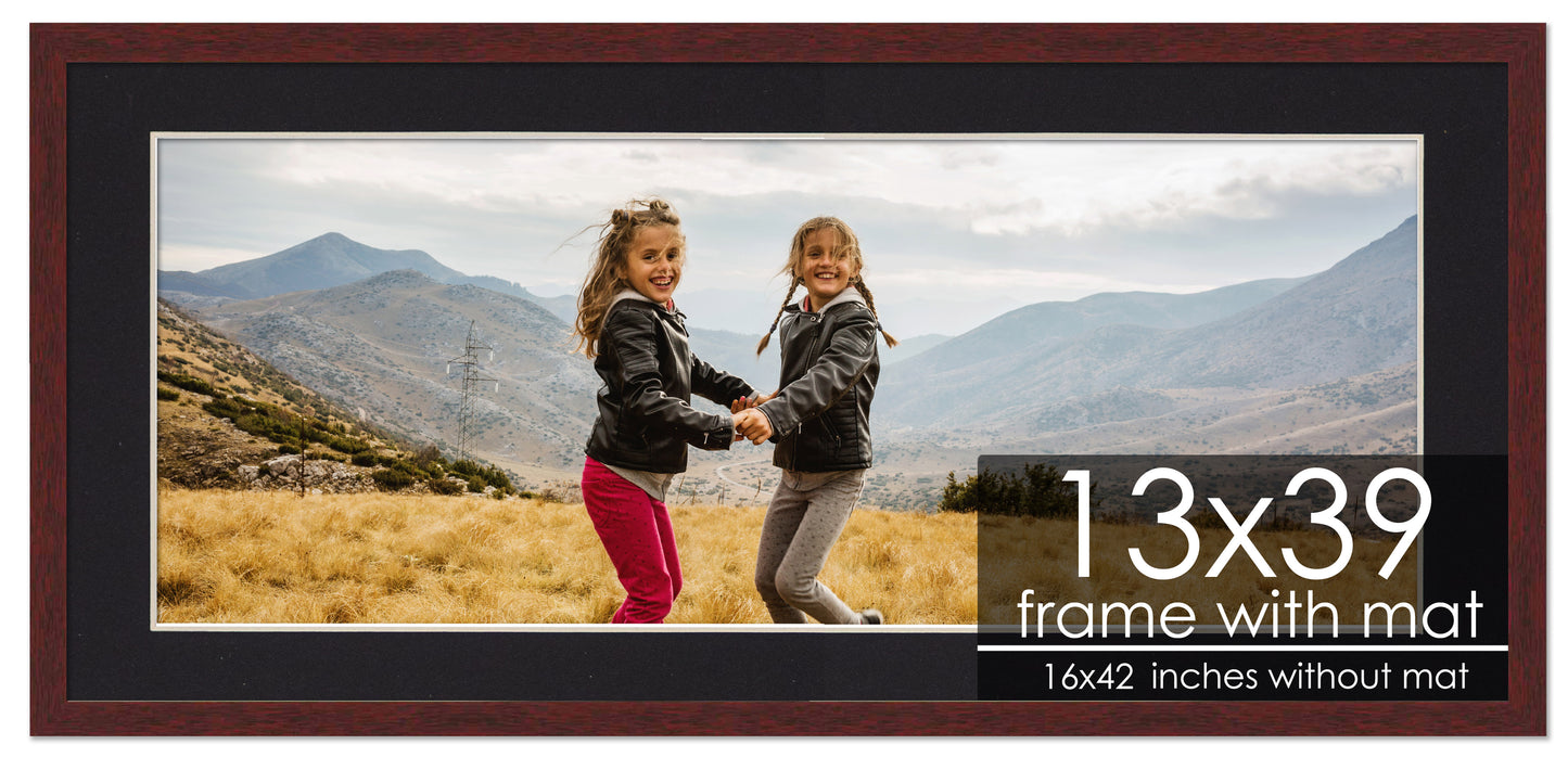 Brown Frame with Black Mat