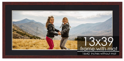 Brown Frame with Black Mat