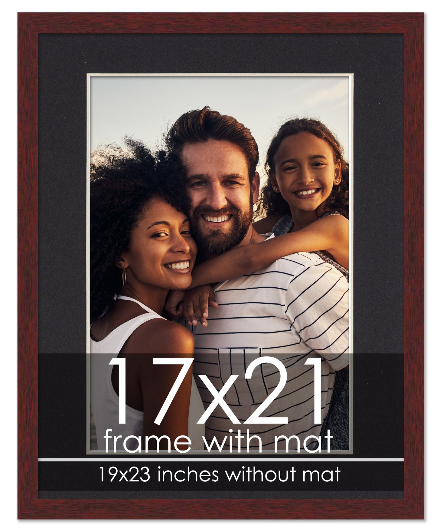 Brown Frame with Black Mat