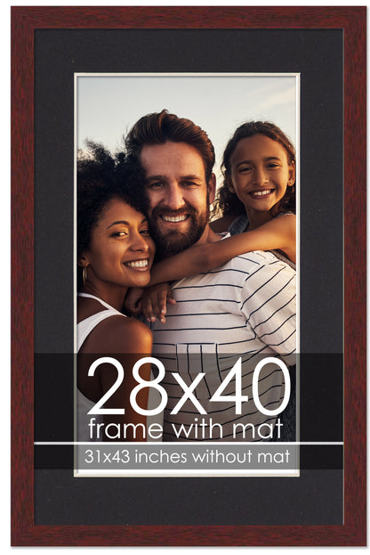 Brown Frame with Black Mat