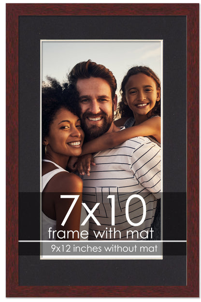 Brown Frame with Black Mat