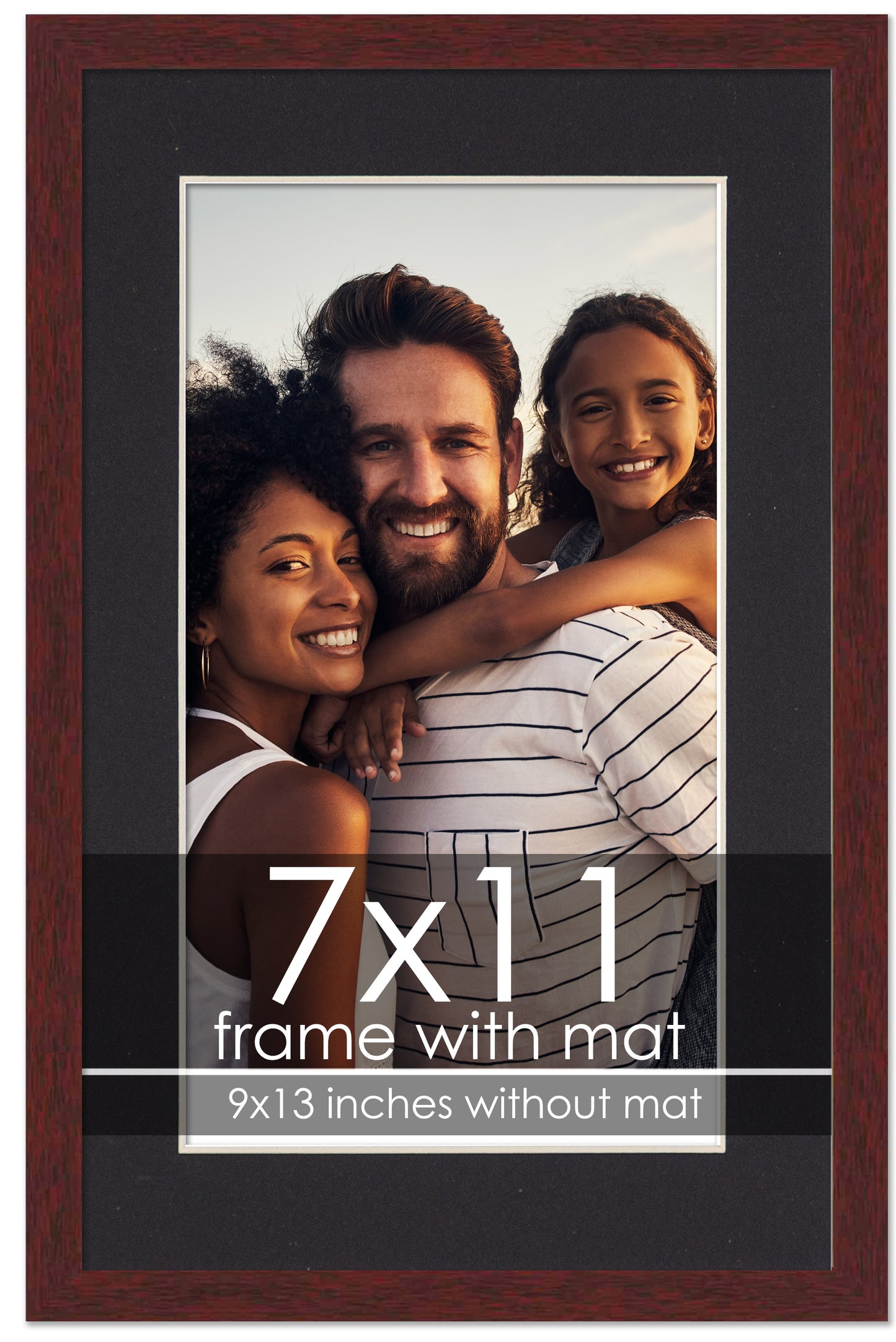 Brown Frame with Black Mat
