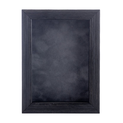 Distressed Black Shadow Box Frame With Dark Grey Acid-Free Suede Backing