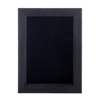 Distressed Black Shadow Box Frame With Black Acid-Free Suede Backing