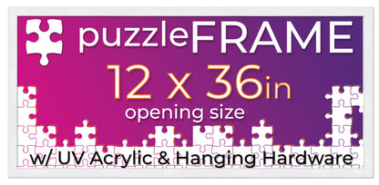 White Frame for Jigsaw Puzzles