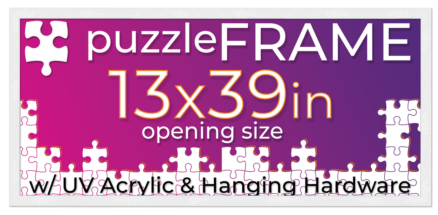 White Frame for Jigsaw Puzzles