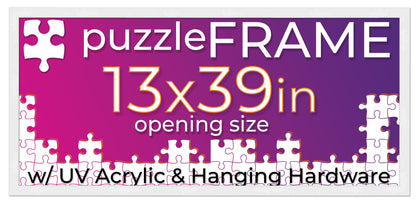 White Frame for Jigsaw Puzzles