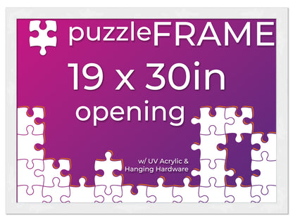 White Frame for Jigsaw Puzzles