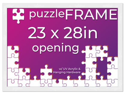 White Frame for Jigsaw Puzzles