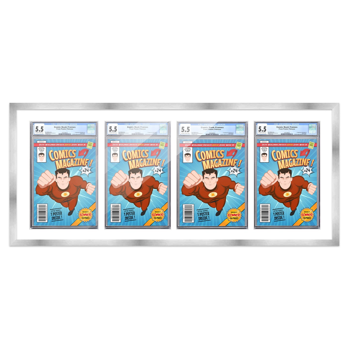 Comic Book Frame for 4 Comic Books
